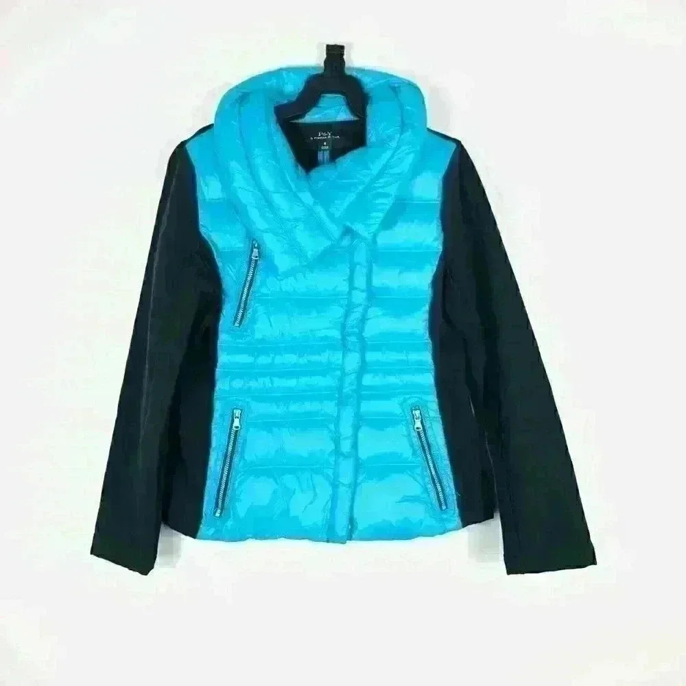 Preston & York Quilted Front Side Puffer